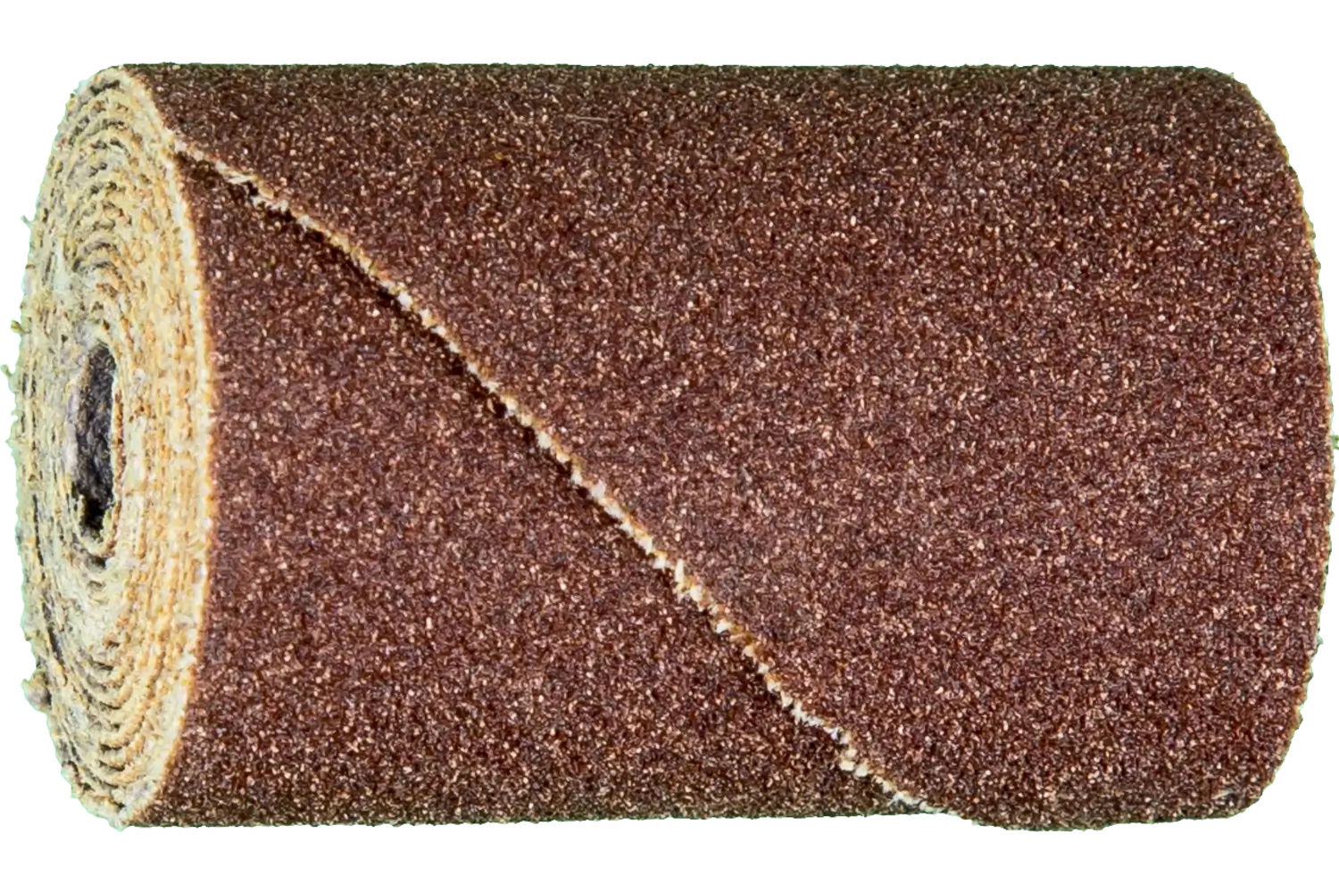 Picture of Pferd Cartridge Roll, 1" x 1-1/2, 3/16" Arbor, Untapered shape, 120 Grit, Aluminum oxide